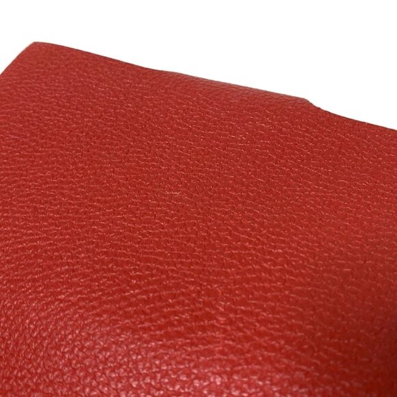 HERMES Ulysse PM - Ruby Taurillon Clemence Square O Agenda 234-073025 - Picture 7 of 9